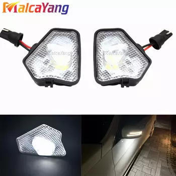 Автомобильная белая светодиодная подсветка под боковое зеркало, лампы-колокольчики W117 W218 W219 W209 W221 C117 W242 C216 C207 для Mercedes Benz W204 W212 W176 W246