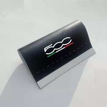 Автомобильная бирка для украшения двери багажника, ярлык-наклейка, автомобильные аксессуары для Fiat 500, 60, годовщина, 500C, 500E, 500L, 500S, 500X