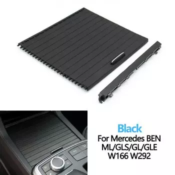 Автомобильная центральная консоль, держатель стакана для напитков, крышка ролика затвора для Mercedes Benz ML GL GLE GLS Class W166 1666803814