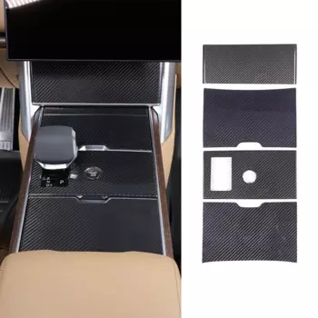 Автомобильная центральная консоль из углеродного волокна, отделка для Land Rover Range Rover Vogue 2024 + автомобильные аксессуары