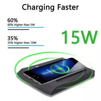 Автомобильная центральная консоль Qi Беспроводное зарядное устройство 15 Вт Быстрое зарядное устройство для нового властителя Toyota беспроводная панель держателя телефона