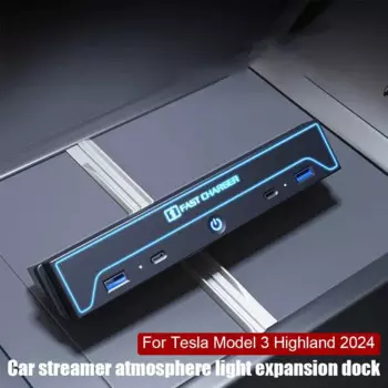 Автомобильная док-станция для быстрой зарядки Tesla Highland 2024, Интеллектуальный адаптер для автомобиля, раздвижная док-станция