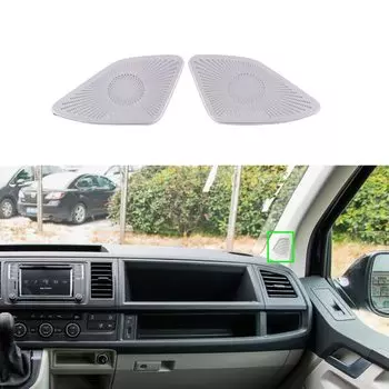 Автомобильная дверь из нержавеющей стали звуковая Крышка для аудио-звука кольцевая отделка для VW Transporter (T6) Caravelle 2016 2017 2018 2019 2020