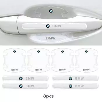 Автомобильная дверная ручка, чаша, наклейка против царапин, силиконовая защитная полоса для кузова, защита от столкновений для BMW M X1 X2 X3 X4 X5 X6 E84 F48 F25