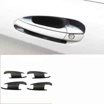 Автомобильная дверная ручка из углеродного волокна, отделка чаши для mercedes benz glk gl ml gle gls gla class x204 w166 x166 c282 coupe x156