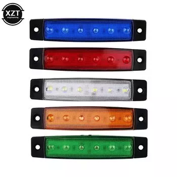 Автомобильная фонарь, 24 В, 12 В, 6 светодиодов