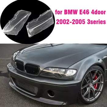 Автомобильная фотолампа для BMW E46 3 318i 320i 323i 325i 330I 4 двери стеклянный автомобильный абажур прозрачный 2002-2005
