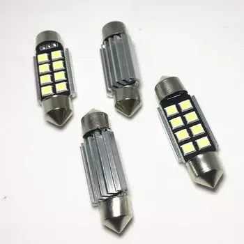 Автомобильная гирлянда, 4 шт., 31 мм, 36 мм, 39 мм, 41 мм, 8 smd LED, 5630, 5730, CANbus C5W, светодиодсветодиодный лампы для чтения в салоне
