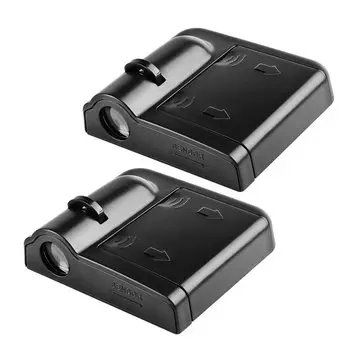 Автомобильная HD-проекторная лампа, дверь автомобиля, беспроводной приветственный свет, светодиодное украшение для Nissan X-Trail 1 2, Almera Qashqai Tiida Skyline Note