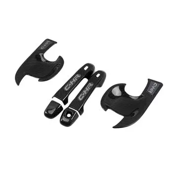 Автомобильная хромированная дверная ручка из АБС-пластика, защитная крышка, дверная ручка, внешняя накладка чаш для Toyota CHR C-HR 2021 2016 2017 2018 2019 2020