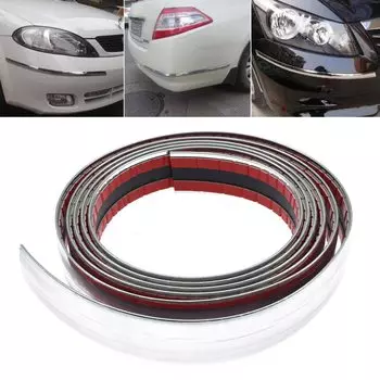 Автомобильная хромированная клейкая лента для наружной отделки, 30 мм, 2,5 м