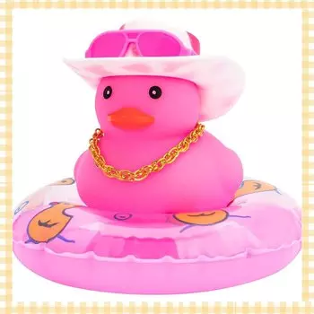 Автомобильная игрушка в виде утки