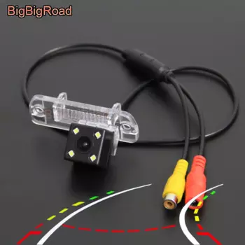 Автомобильная интеллектуальная динамическая траектория BigBigRoad, камера заднего вида для Mercedes Benz M ML ML450 ML350 ML300 ML250 W164