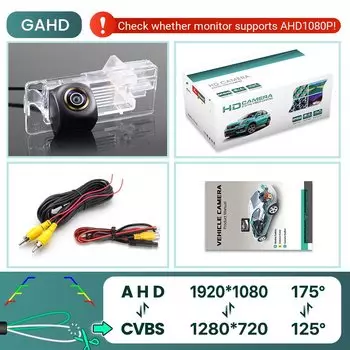 Автомобильная камера с объективом «рыбий глаз» AHD для Renault Fluence, камера заднего вида для Clio 4 Megane 3 Captur, камера заднего вида, резервная камера