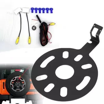 Автомобильная камера заднего вида 12 В для Jeep Wrangler 2007 2008 2009-2018, фиксированное Крепление, Фотокамера, водонепроницаемый корпус с противотуманным объективом