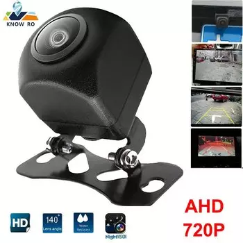 Автомобильная камера заднего вида 170, широкоугольный монитор заднего вида для парковки, водонепроницаемый звездный свет, ночное видение HD, универсальный автомобильный вид сзади
