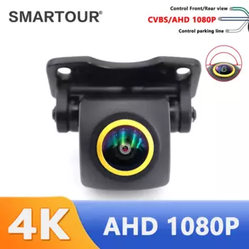 Smartour 180-градусная 1080p широкоугольная HD автоматическая камера заднего вида автомобильная резервная камера заднего вида ночного видения камера помощи при парковке
