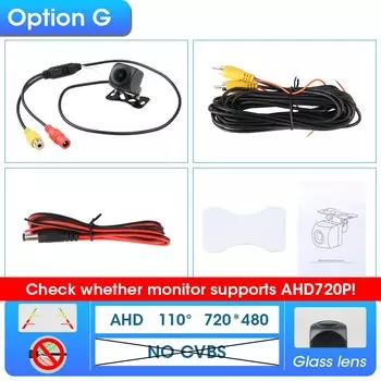 Автомобильная камера заднего вида AHD 1920x1080P 170 ° Автомобильный HD черный объектив «рыбий глаз» задняя парковочная автомобильная камера CVBS ночного видения универсальная