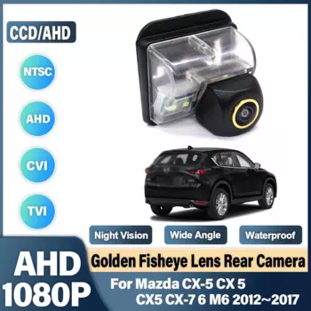 Автомобильная камера заднего вида AHD 1920x1080P для Mazda CX-5 CX 5 CX5 CX-7 6 M6 2012 ~ 2017, задний парковочный видеомонитор, резервное ночное видение