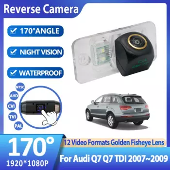 Автомобильная камера заднего вида CVBS AHD 1080P для Audi Q7 Q7 TDI 170 2007 2008