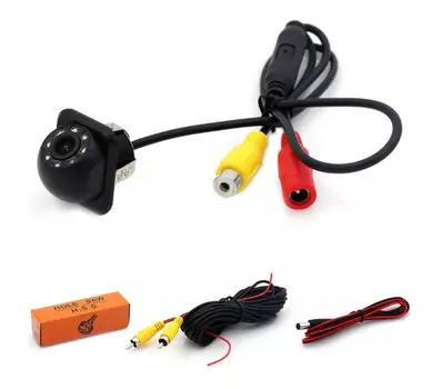 Автомобильная камера заднего вида для Audi / BMW / Mercedes Benz с ручкой и высоким разрешением, аналоговая движущаяся дорожка, CVBS, видеосигнал