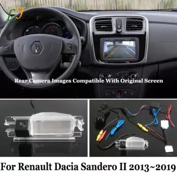 Автомобильная камера заднего вида для Dacia Sandero II Renault Sandero Stepway 2013 ~ 2019 HD