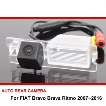 Автомобильная камера заднего вида для FIAT Bravo Brava Ritmo 2007 ~ 2016, автомобильная задняя камера заднего вида, автомобильная парковочная камера заднего вида с ночным видением, водонепроницаемая HD