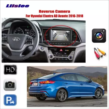 Автомобильная камера заднего вида для Hyundai Elantra/Avante 2016-2018, оригинальный заводской экран, парковочная HD CCD камера SONY, автомобильные аксессуары