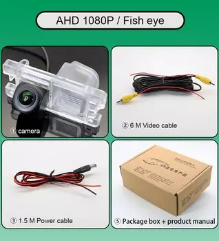 Автомобильная камера заднего вида для Mitsubishi Triton L200 Strada, strak, варвар, KJ, KK KL, 2015 ~ 2018, 2019, 2020, AHD, 1080P, 170 °, рыбий глаз