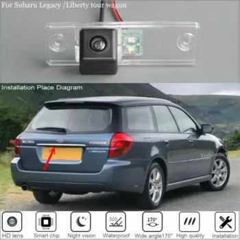 Автомобильная камера заднего вида для Subaru Legacy /Liberty tour wagon 2003 ~ 2009, камера заднего вида/HD CCD + камера заднего вида высокого качества