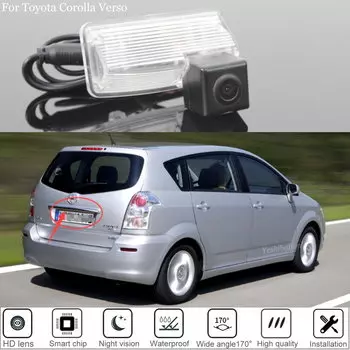 Автомобильная камера заднего вида для Toyota Corolla Verso 2004 2005 2006 2007 2008 2009, камера заднего вида/ резервная камера