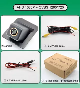 Автомобильная камера заднего вида Golden FishEye для Mercedes Benz W204 W212 W221 S Class, резервная камера ночного видения HD CVBS AHD 1080P 170 °