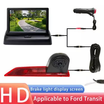 Автомобильная камера заднего вида ночного видения высокой четкости, камера заднего парковки, подходящая для Ford Transit Custom 2006-2021