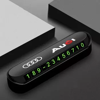 Автомобильная карточка для парковки для Audi Sline A1 A2 A3 A4 A5 A6 A7 A8 Q1 Q2 Q3 Q4 Q5 Q6 Q7 Q8 RS