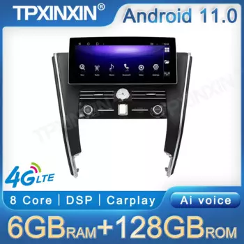 Автомобильная консоль для мыши, 12,3 дюйма, для Toyota Alphard, для Lexus LM 2015-2021, GPS-навигация, мультимедийный плеер, автомобильное стерео головное устройство Carplay