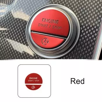 Автомобильная консоль, кнопка запуска двигателя, остановки, декоративная накладка для Mercedes Benz C Class W206 2022 2023, аксессуары для интерьера, наклейки