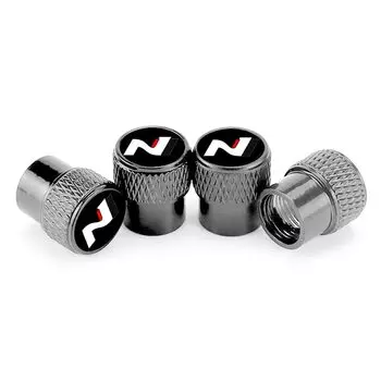 Автомобильная крышка сердечника ступицы клапана из алюминиевого сплава 4 шт./компл. подходит для Hyundai N LINE i30 i20 Sonata Accent Tucson Elantra Azera