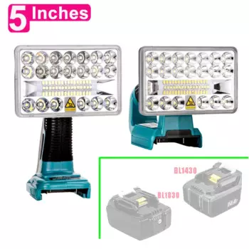 Автомобильная рабочая лампа Dawupine для аккумуляторов Makita, DeWalt, Bosch, Milwaukee