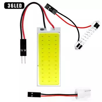Автомобильная лампа T10 W5W Festoon светодиодный COB, Лампа сигнала 31 мм, 36 мм, 39 мм, 41/42 мм, C5W 168, лампа для внутреннего чтения номерного знака, белая