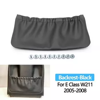 Автомобильная левая и правая панель сиденья, кожаная накладка на спинку для Mercedes BENZ E Class W211 2005-2008 E320 E500
