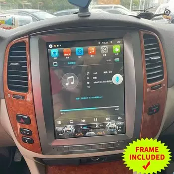Автомобильная магнитола, мультимедийный плеер с экраном 12,1 дюйма, под управлением Android 13, с GPS Навигатором, ОЗУ 6 ГБ, для LEXUS LX 2005, LX470, 2006, 2004