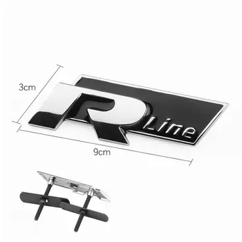 Автомобильная металлическая передняя решетка багажника, авто эмблема, наклейка, аксессуары для Volkswagen GTI R-Line R Polo T5 Golf Passat Scirocco Jetta CC