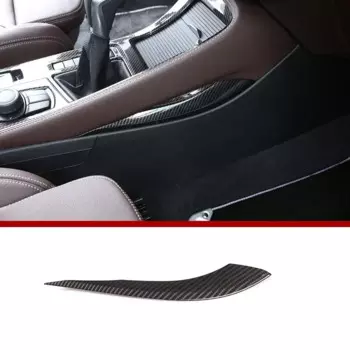 Автомобильная мультимедийная панель управления с левым рулем из АБС-пластика и карбона для BMW X1 F48 2016-2021 BMW X2 F47 2018-2021, декоративная крышка комплекта