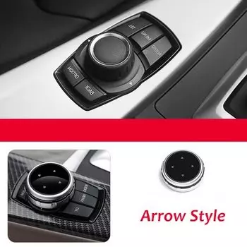 Автомобильная Мультимедийная ручка IDrive, замена для BMW 1 2 3 4 5 6 7 серии X1 X5 X6 F20 F30 F10 F07 E60 E90 E70, модификация интерьера