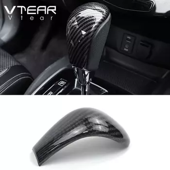 Автомобильная накладка на головку шестерни Vtear, ручка переключения передач, наклейки с блестками, украшение для стайлинга автомобиля, продукт для Nissan X-trail T32 Rogue