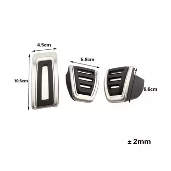 Автомобильная накладка на ножную педаль из нержавеющей стали для Volkswagen VW GOLF 7 MK7 Octavia A7 (LHD)