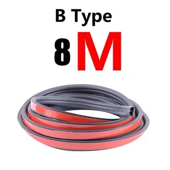 Автомобильная наклейка 5/8 метра в форме B, уплотнитель, резиновые уплотнения, звукоизоляция, уплотнение для двери багажника, Резиновая полоса