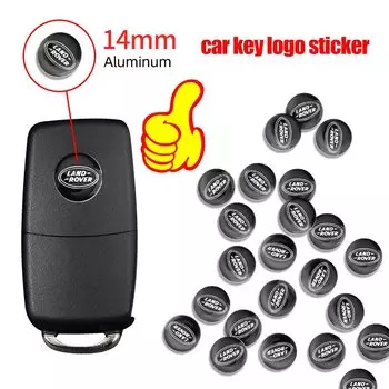 Автомобильная наклейка, алюминиевые автомобильные ключи, декоративная наклейка, аксессуары для Land Rover Bmw Audi Toyota Lexus Hyundai Alfa Romeo Cadillac