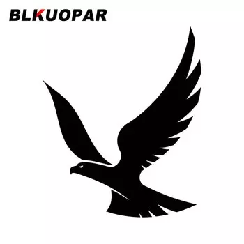 Автомобильная наклейка BLKUOPAR с силуэтом Сокола, наклейка с прикусом и царапинами, водонепроницаемая наклейка на лобовое стекло, бампер, бампер, автомобильные аксессуары