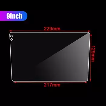 Автомобильная наклейка для 9 дюймового автомобильного радио, стерео, DVD, GPS, сенсорный полный ЖК-экран